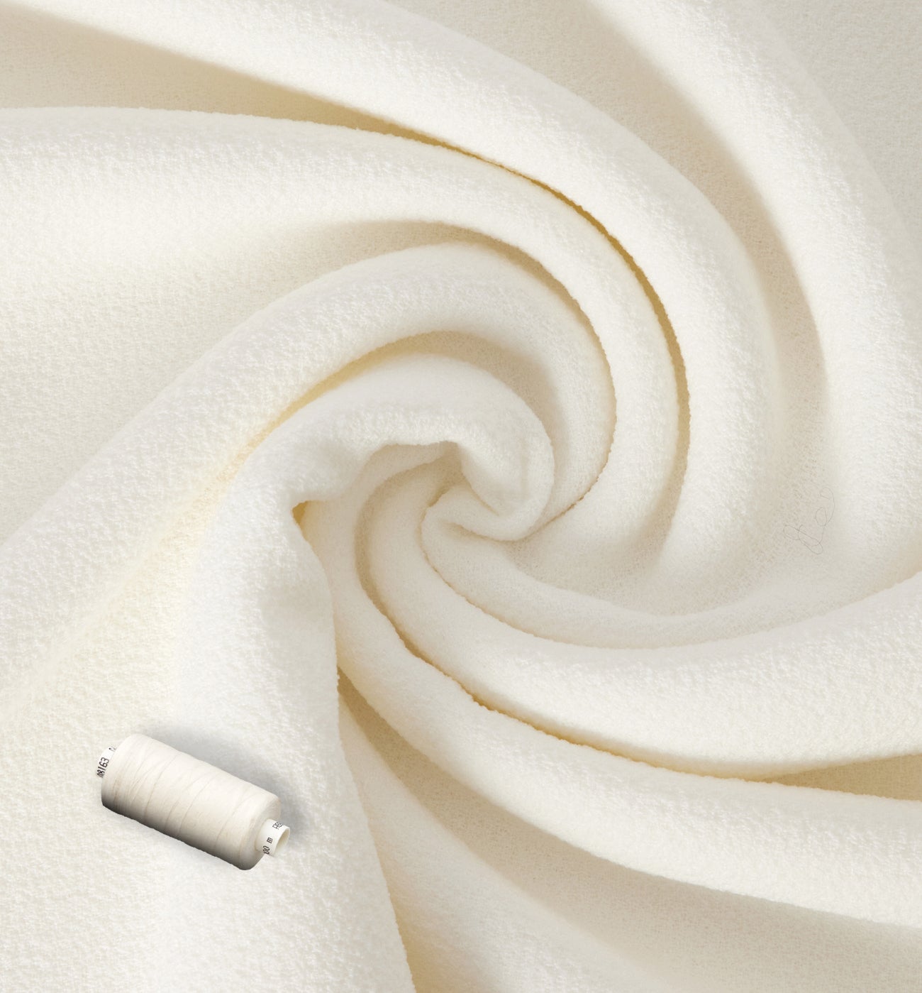 Coupon de 3 m en polyester - Ecru