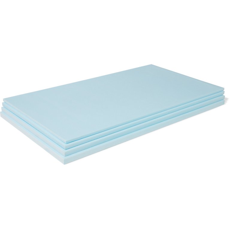 Styrofoam hellblau, beschnitten