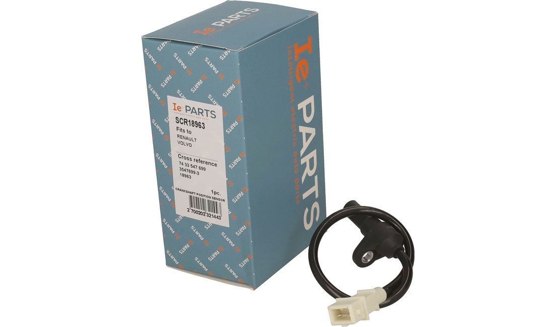 Impulsensor, krumtapaksel
