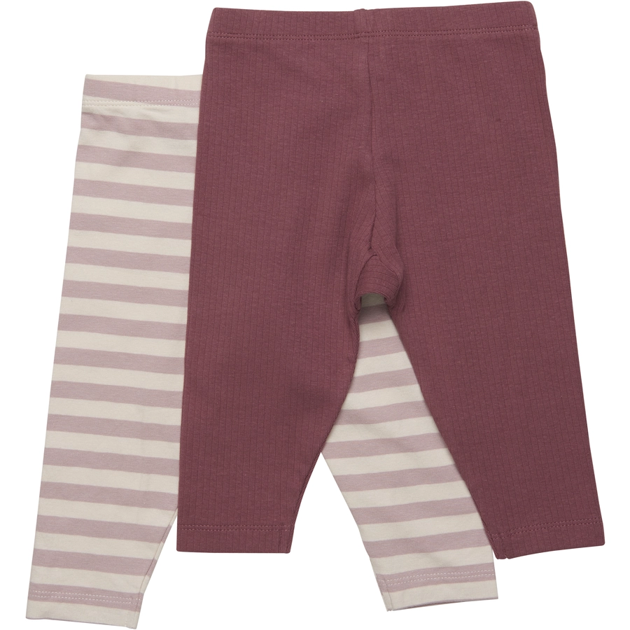 Minymo Leggings 2er Pack Violet Ice