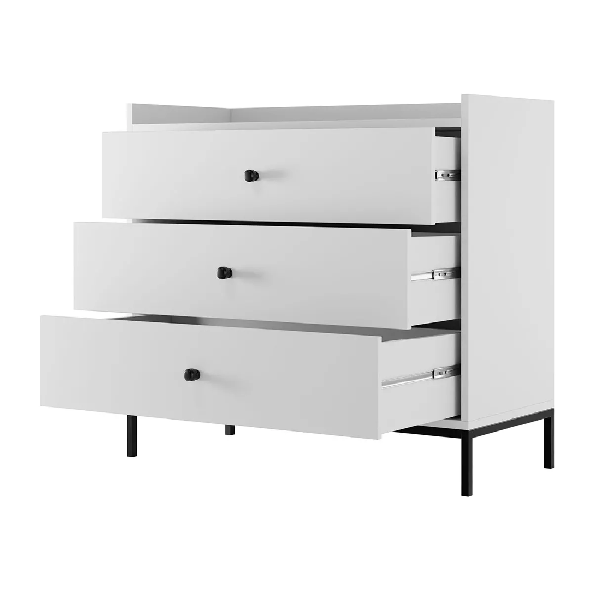 BESTMOBILIER Filipo Commode - Blanc