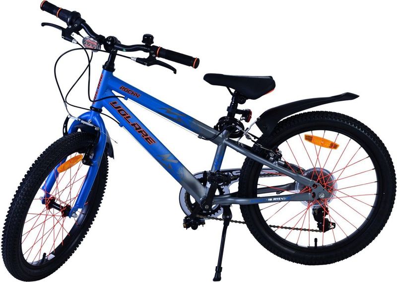 Volare - Rocky - Kinderfiets - Blauw - 20 Inch - 7 Speed