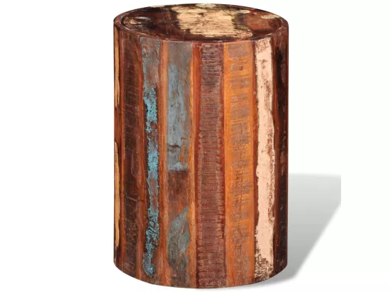 Tabouret Bois de récupération massif