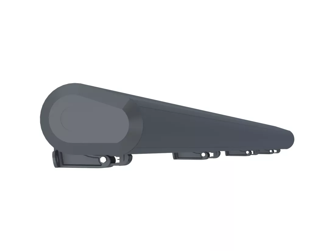Store banne motorisé à leds avec coffre intégral 6 x 3,5 m toile acrylique anthracite - GALAXA