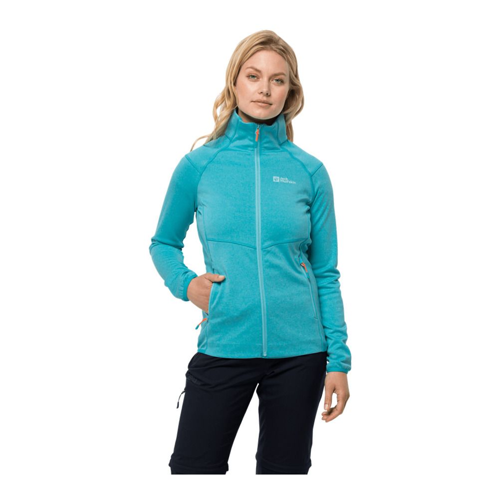 Jack Wolfskin FORTBERG FZ - Polaire Femme scuba