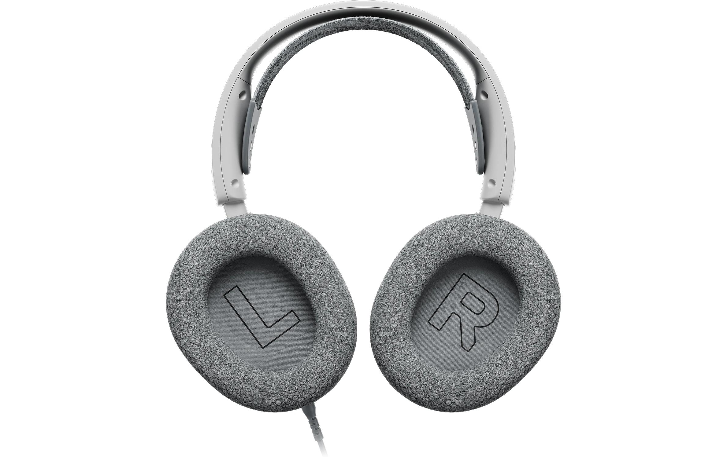 Headset Arctis Nova 1P WeissSteelseries Arctis Nova 1P kabelgebundene Gaming-Kopfhörer mit Kopfband, Weiss