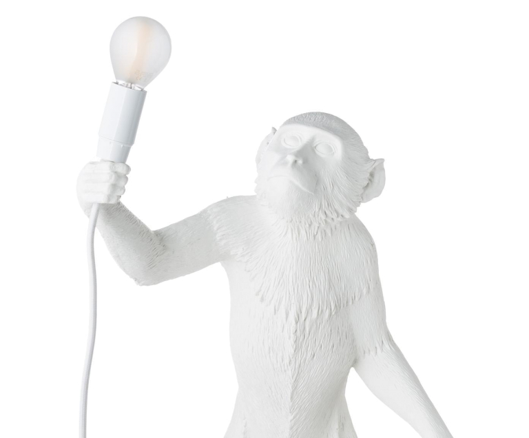 Seletti Monkey Standing Outdoor vloerlamp zwart