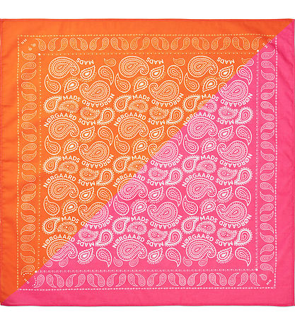 Mads Nørgaard Schal - 55x55 cm - Pink/Orange