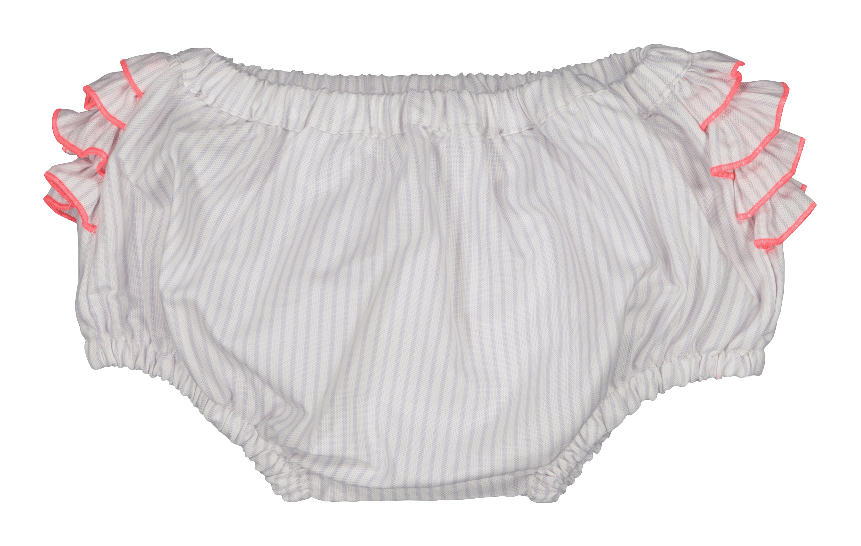 DAN - Bloomer rayé en coton bio | Blanc