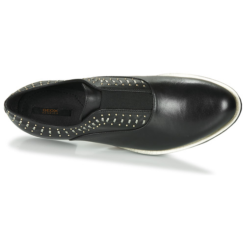 Geox - D BROGUE S - Noir / Doré