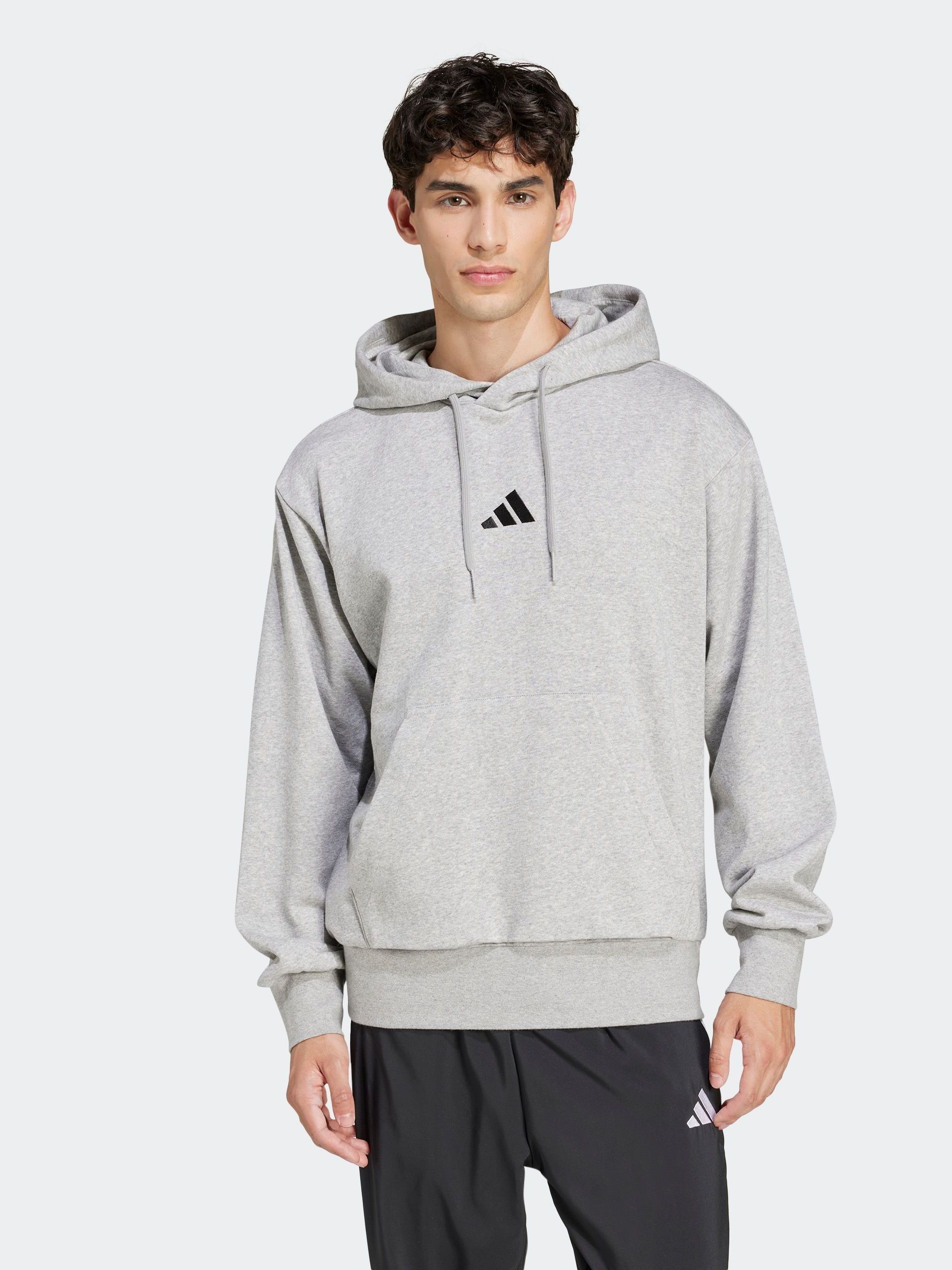Lichtgrijs - adidas hoodie