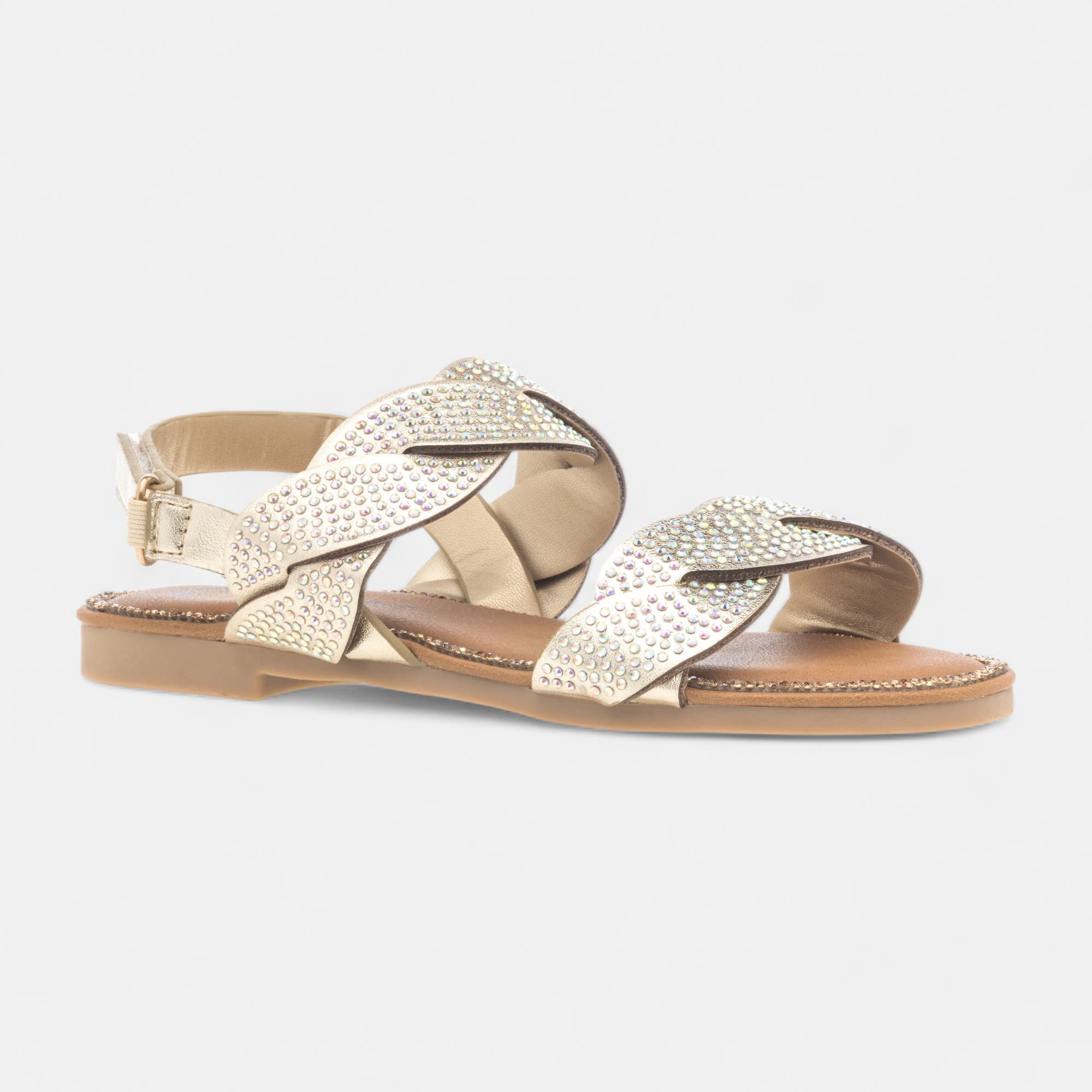 Nu-pieds Fille or