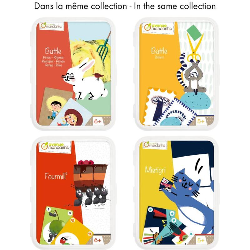 Jeu de cartes Battle vitesse - Multicolore
