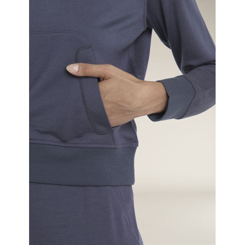 Merino Crush II LS Hoodie - Sweatshirt en laine mérinos femme