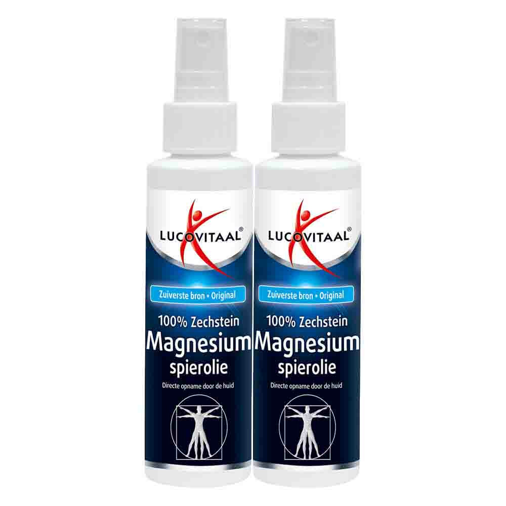 2x Lucovitaal Spray Magnesium Spierolie200 ml