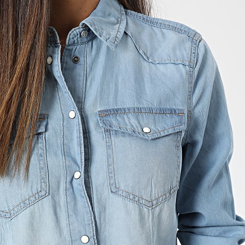 Chemise Manches Longues Jean Femme Rock It Bleu Wash