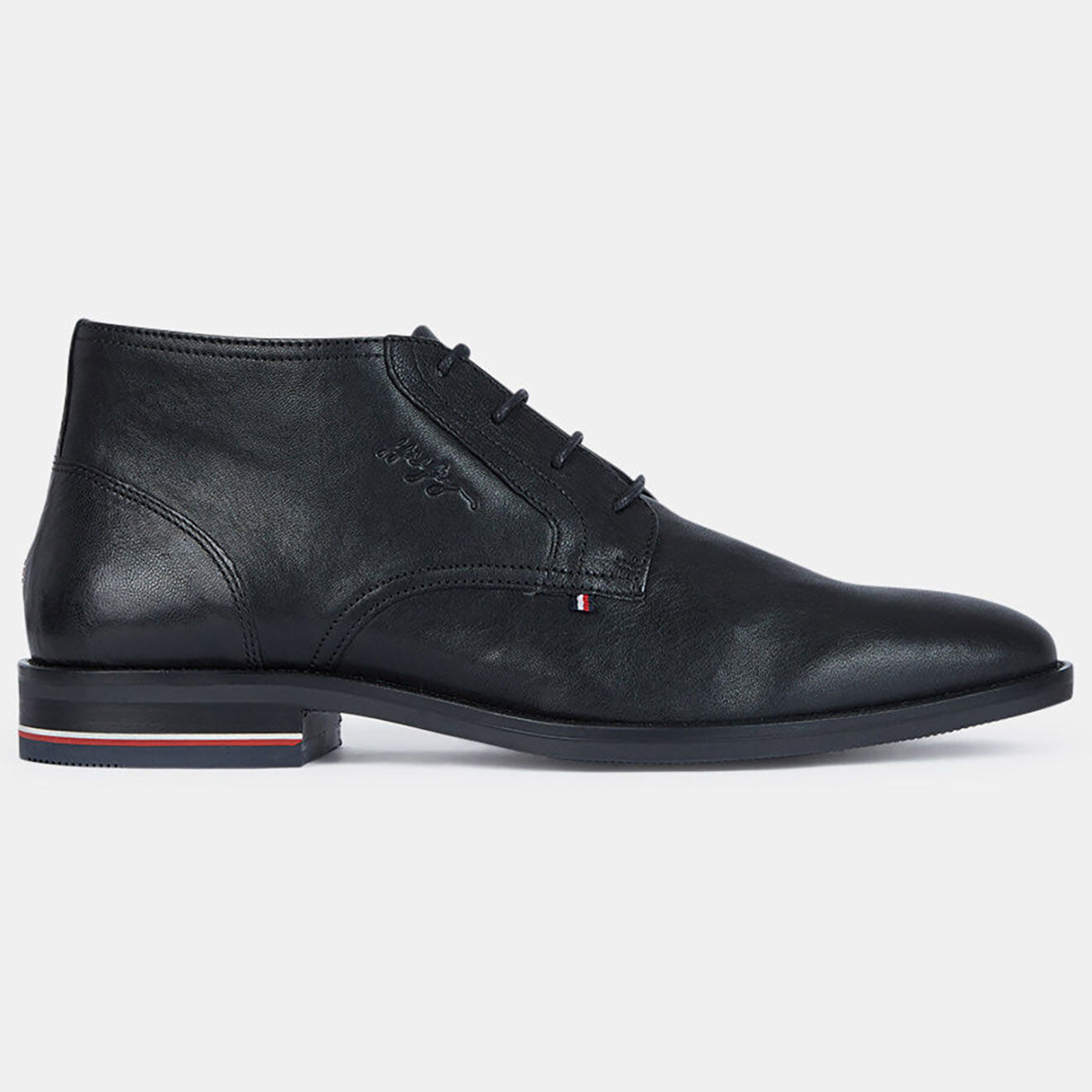 Tommy Hilfiger Desert boots en Cuir Signature noires