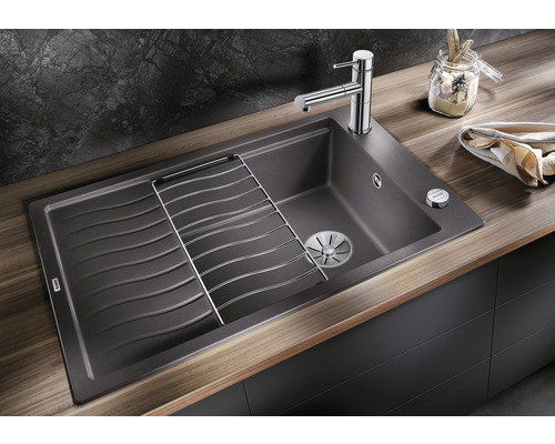 Blanco ELON XL 6 S spoelbak, 780 x 500 mm, vulkanisch grijs, 527253