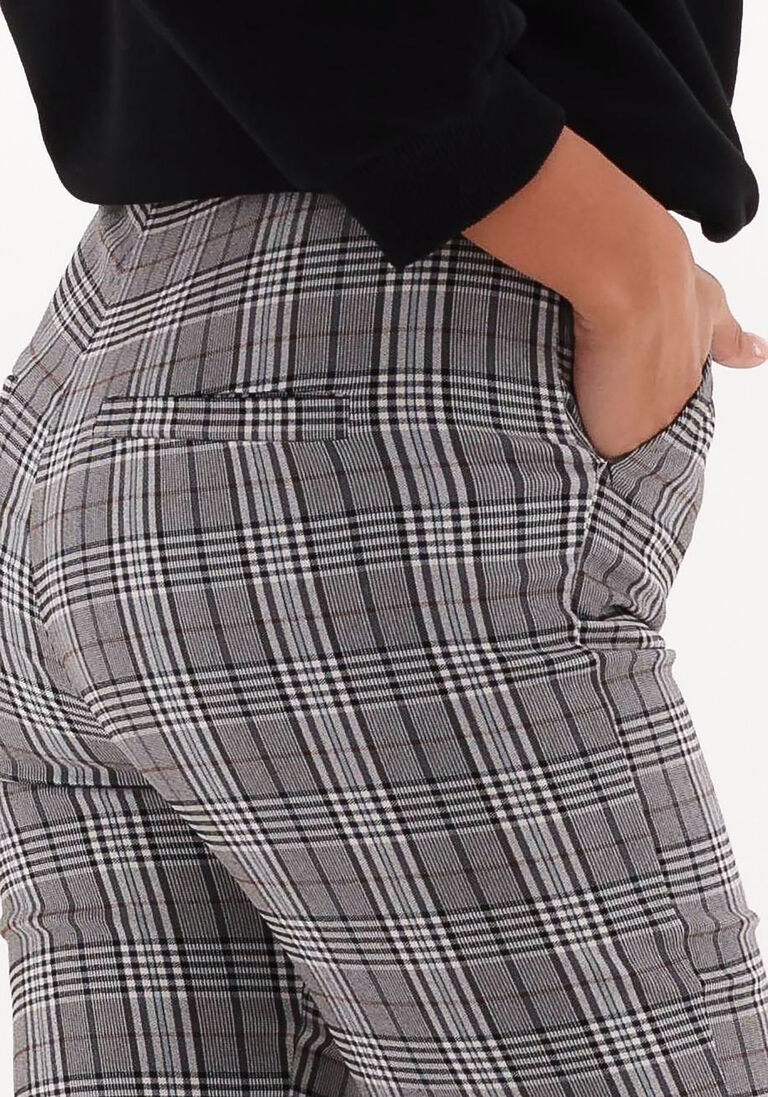 MINUS multi minus flared broek carma check flared pants