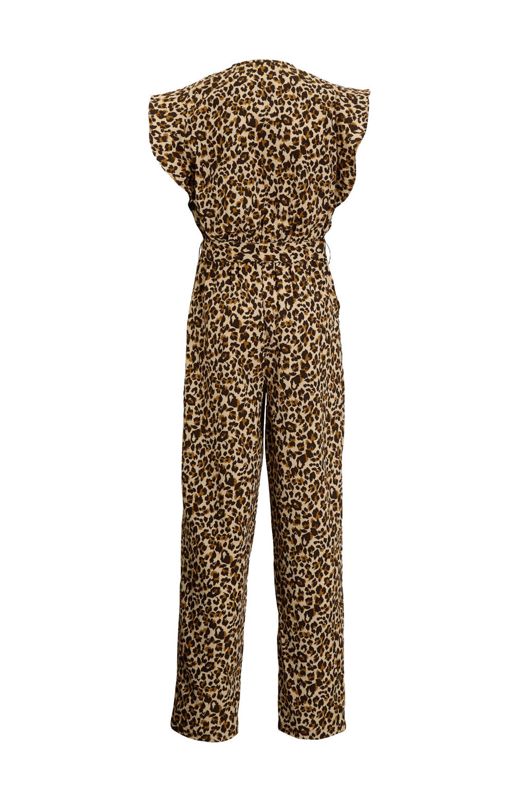 Orange Stars jumpsuit Raye panterprint beige
