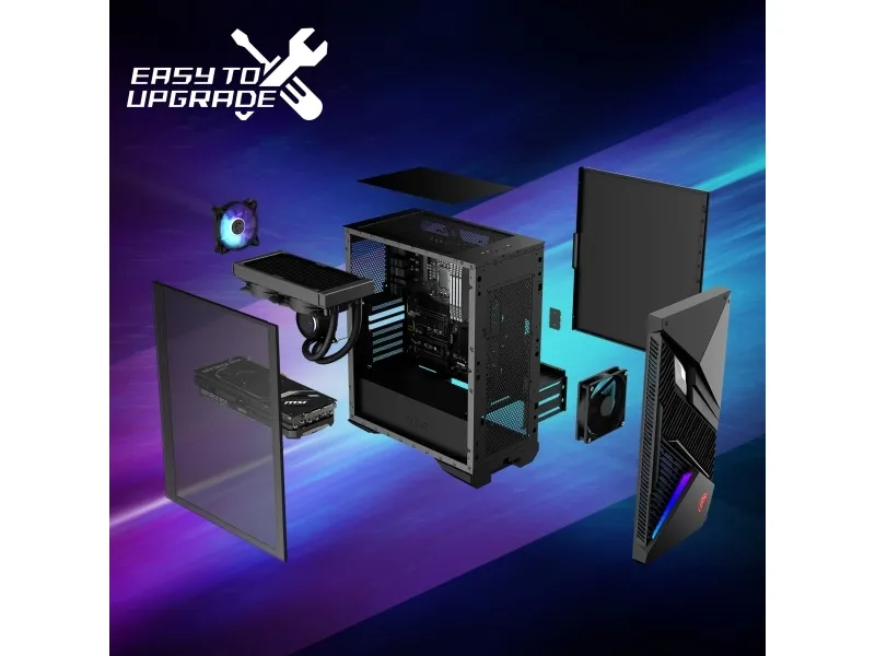 MSI MPG Infinite X2 14NUG7-460AT - Tower gaming - Core i9 i9-14900KF / op til 5.6 GHz - RAM 64 GB - SSD 1 TB - NVMe - GeForce RTX 4080 - Bluetooth 5.3, IEEE 802.11ax (Wi-Fi 6E), 2.5 Gigabit Ethernet, Gigabit Ethernet - Win 11 Home - skærm: ingen - so