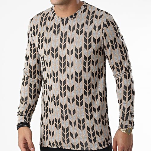 Tee Shirt Manches Longues X Marron