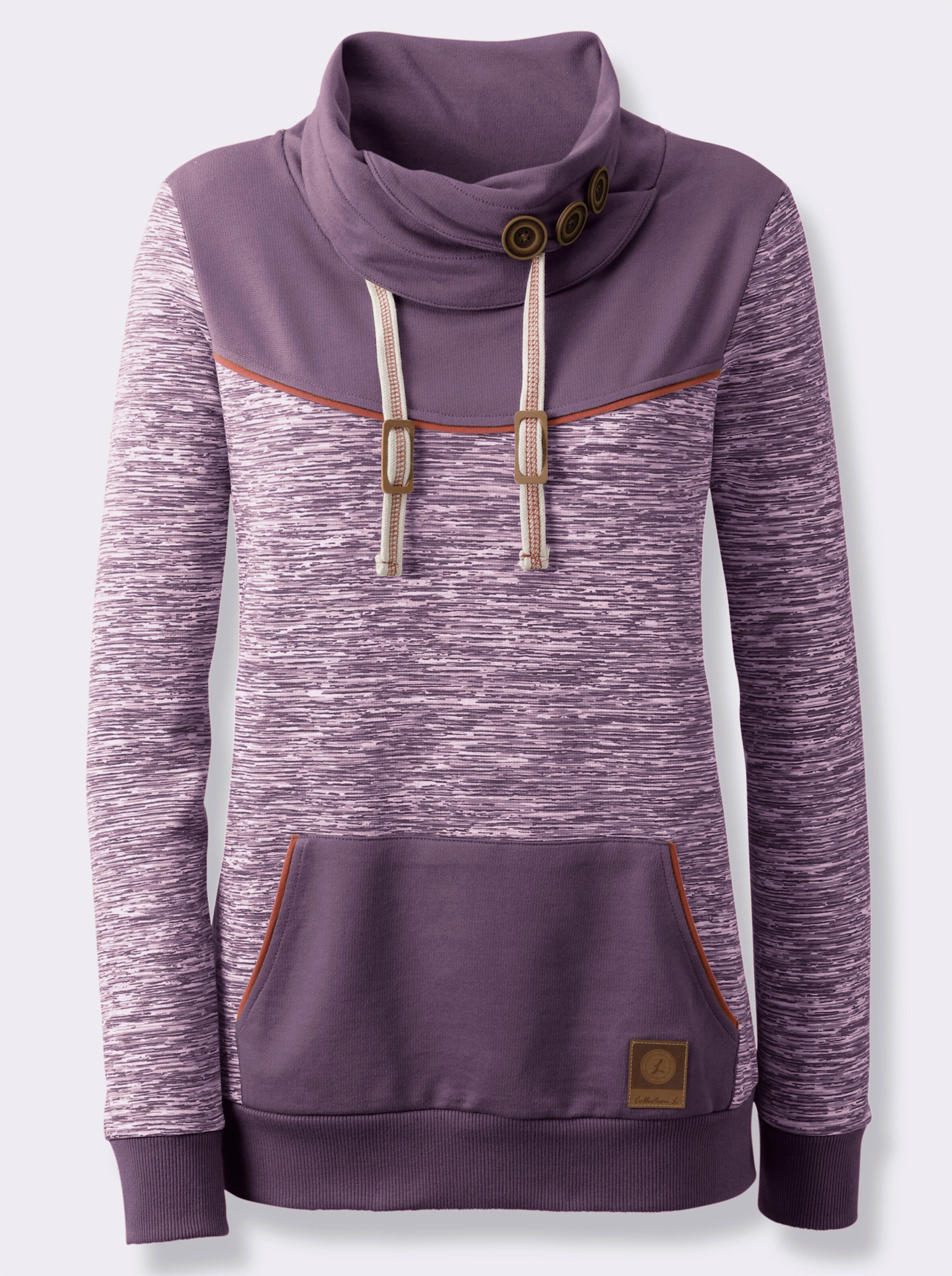 Sweatshirt mit Kontrast-Details