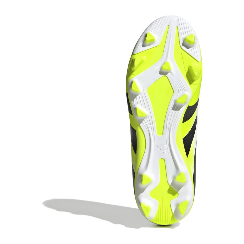 adidas Performance Predator ClubFG/MG Salajunior voetbvalschoenen wit/geel/zwart