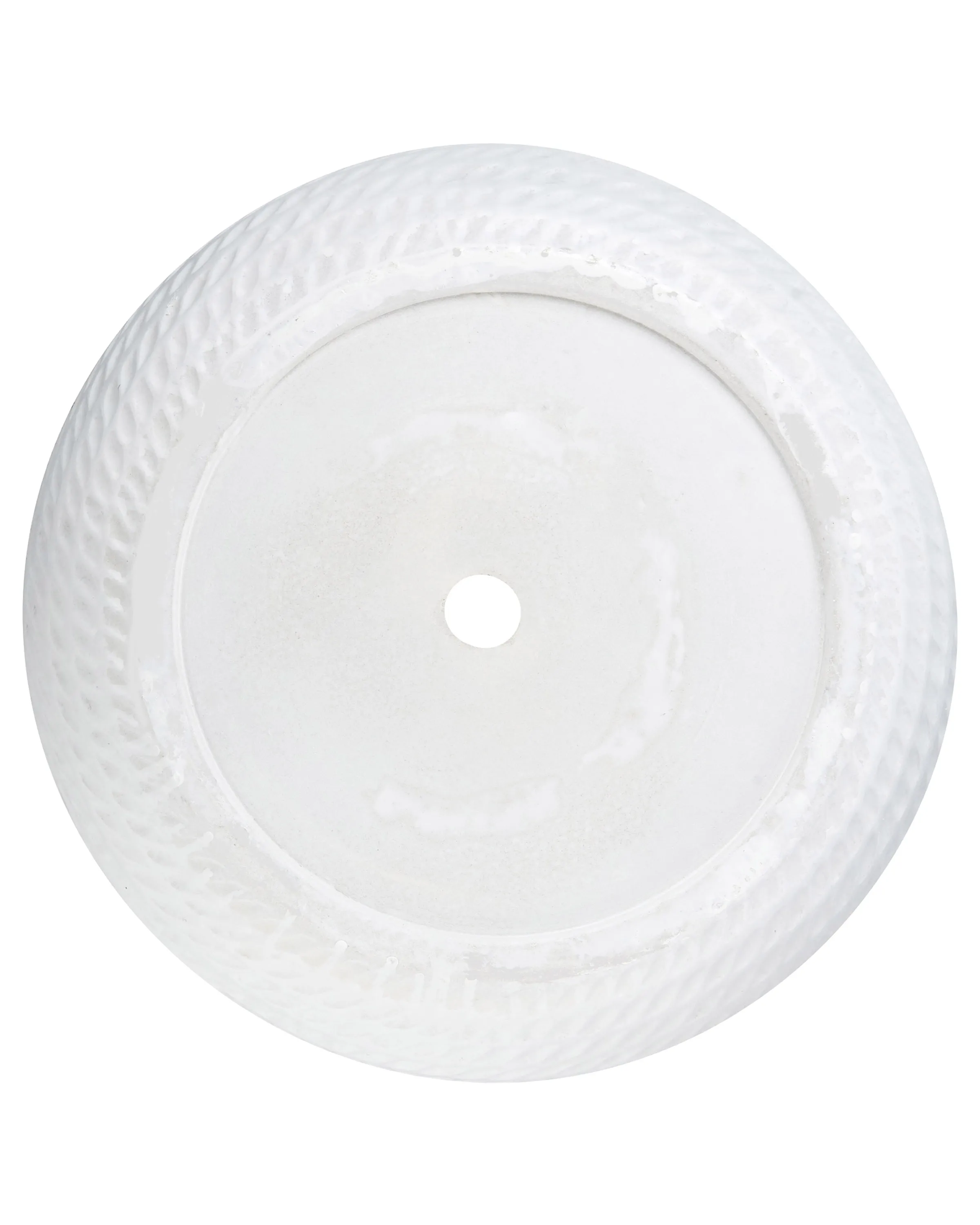 Bloempot LIVADIA 39 cm Gebroken wit