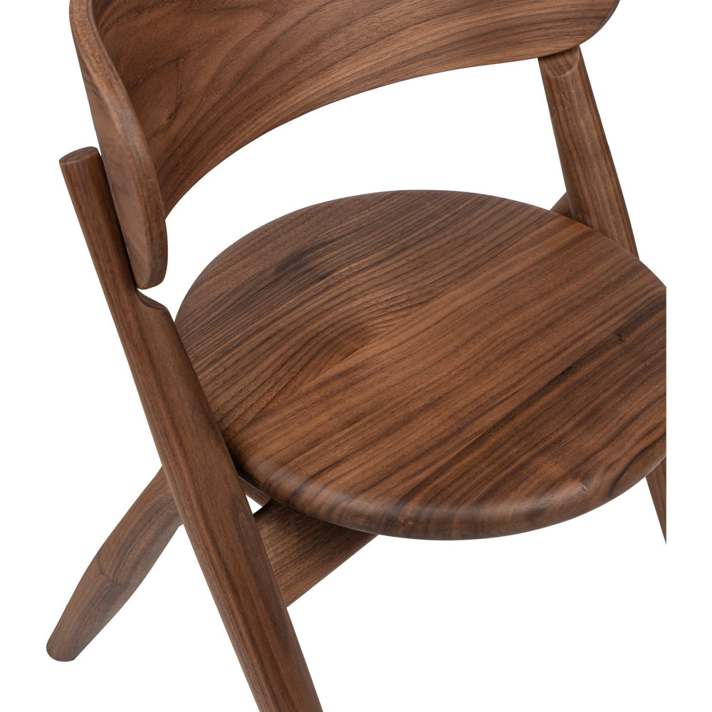 Køb Curve Lab Walnut/Valnød Small Stol