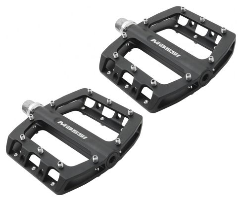 Paire de Pédales Massi CM462 Aluminium Noir