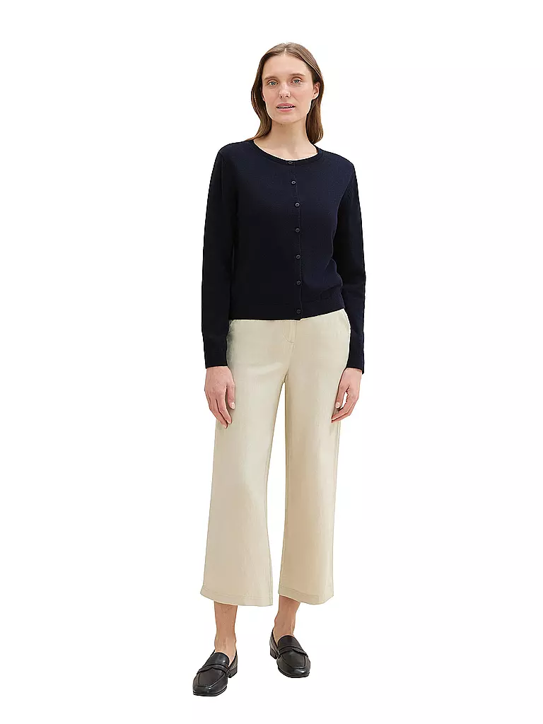 TOM TAILOR Strickjacke dunkelblau