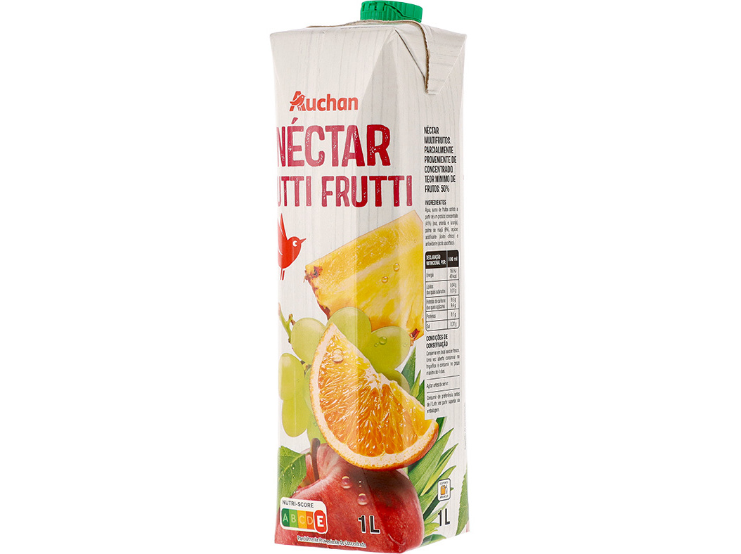 NÉCTAR AUCHAN TUTTI-FRUTTI 1L