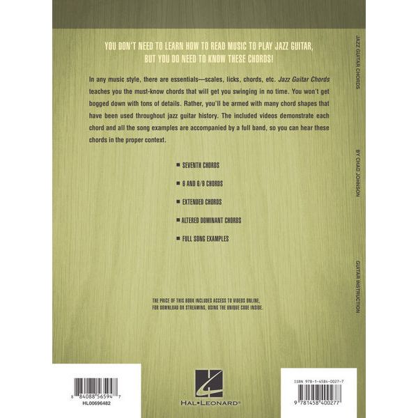 Hal Leonard Chad Johnson: Jazz Guitar