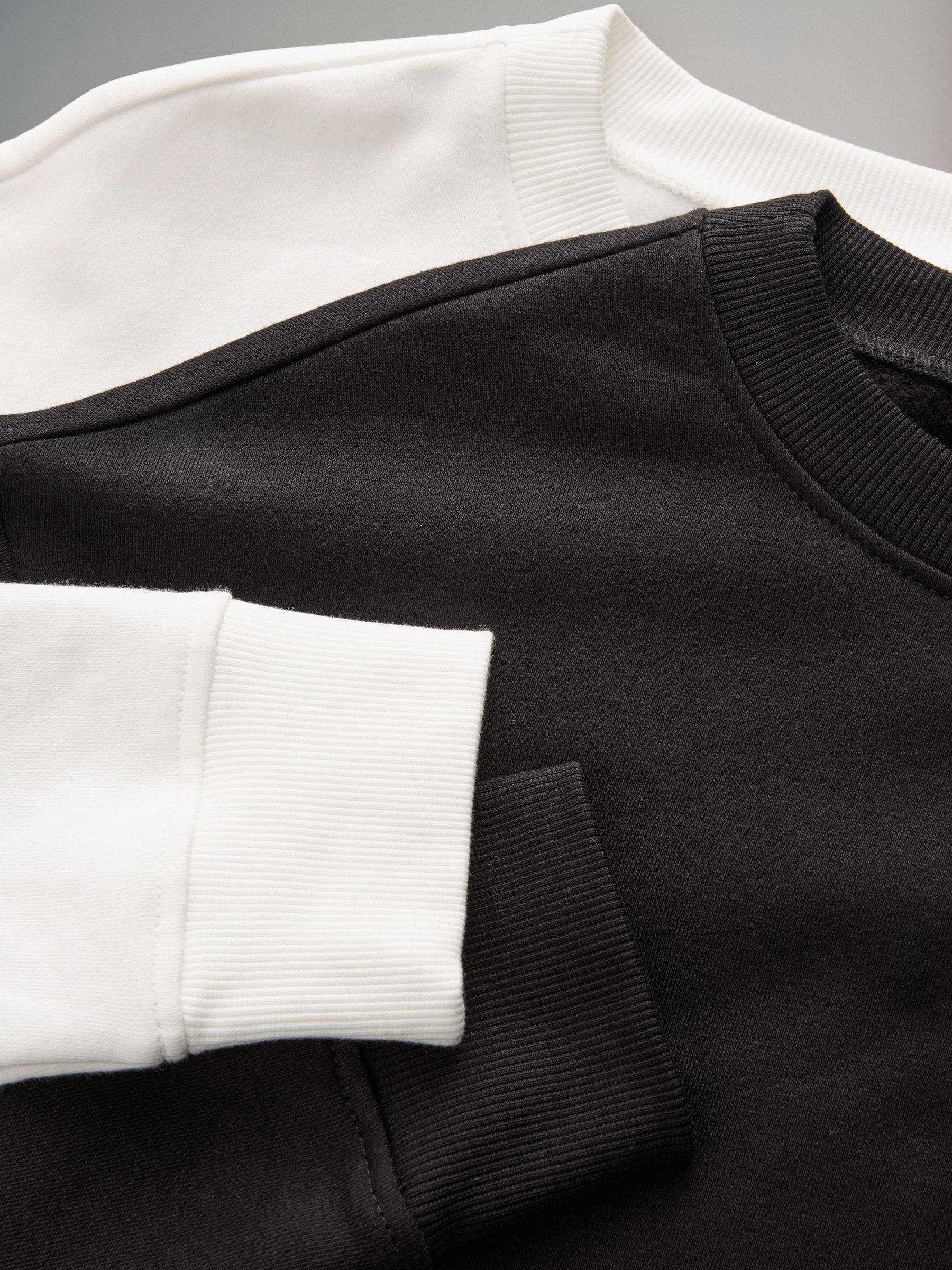 The Set set van 2 sweatshirts met ronde hals