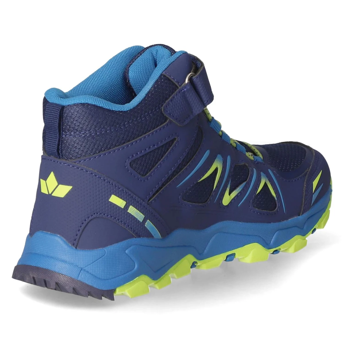LicoOutdoorboots ALLEN HIGH VS - marine/blau/lemon