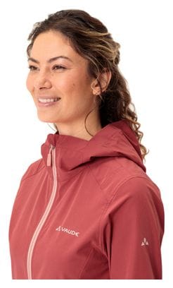 Veste Coupe-Vent Femme Vaude Neyland Rouge