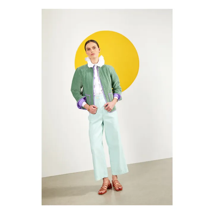 Maria de la Orden Pantalon Niza | Bleu
