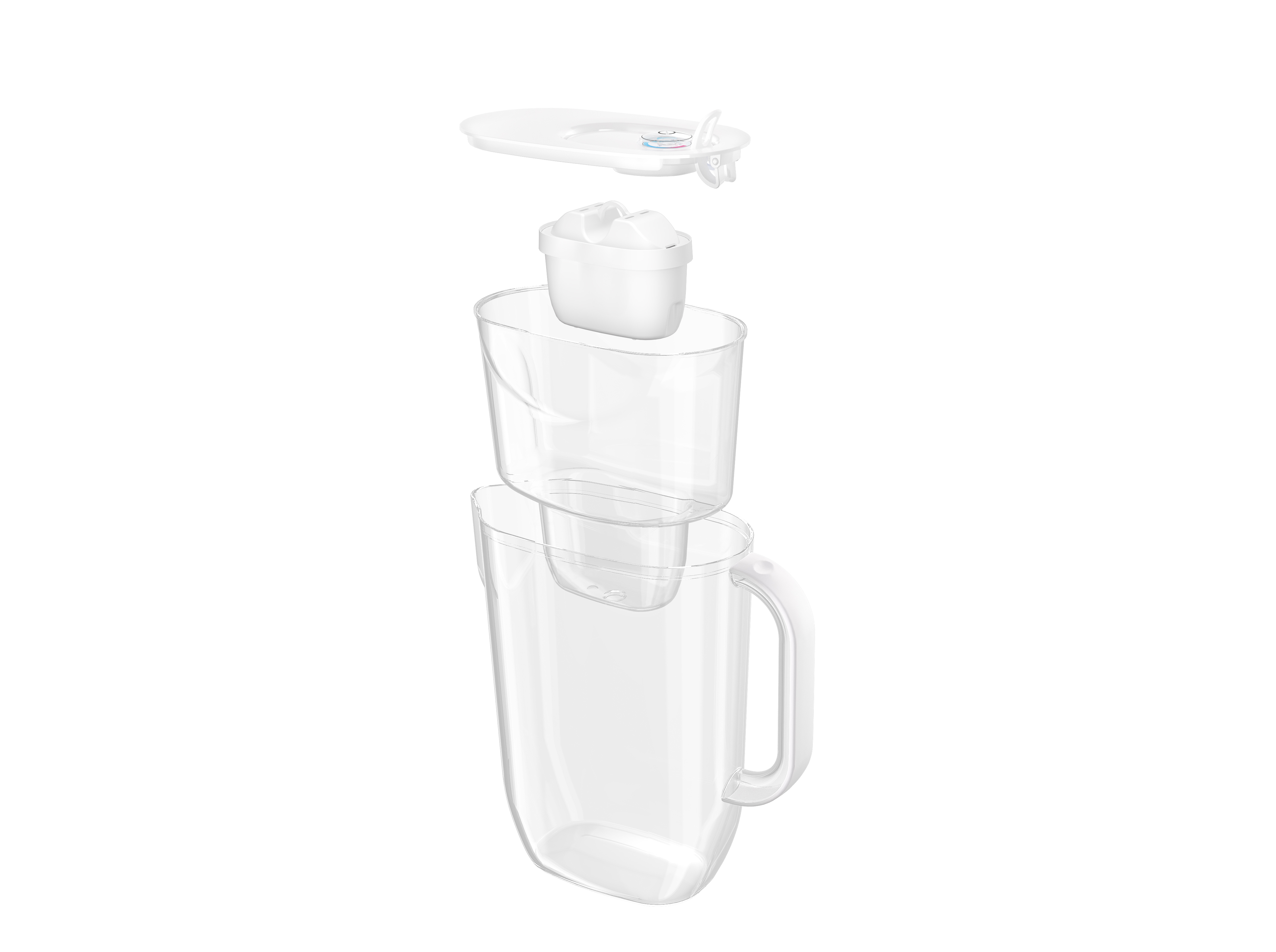 JARRO COM 1 FILTRO ACTUEL BRANCO 3.2L