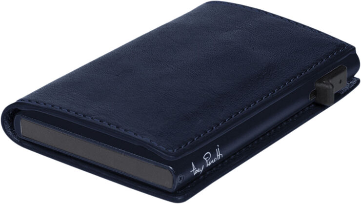 Tony Perotti Furbo slim cardholder w/ banknote pocket Bl