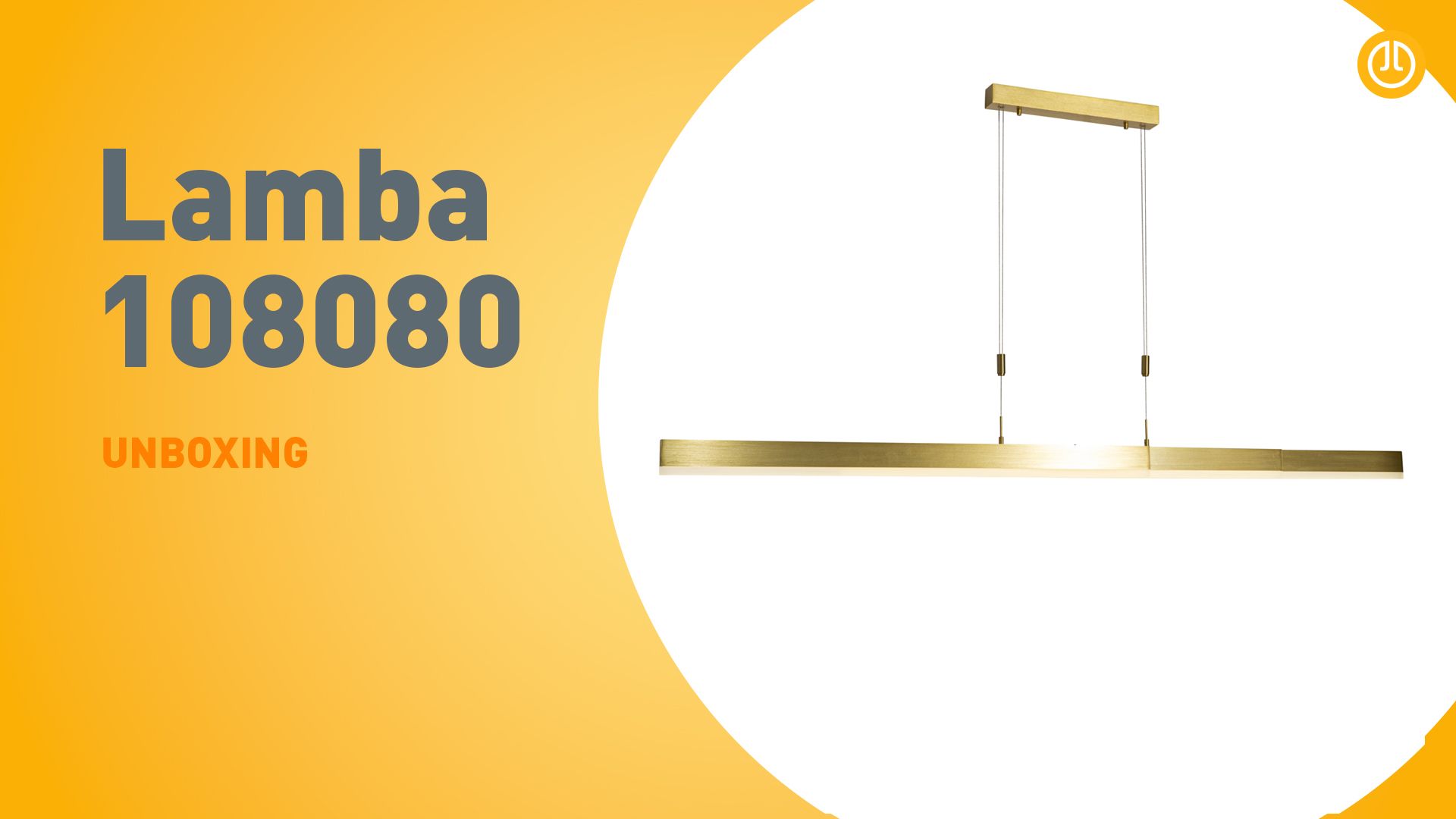 Moderne verstelbare hanglamp goud incl LED - Lamba