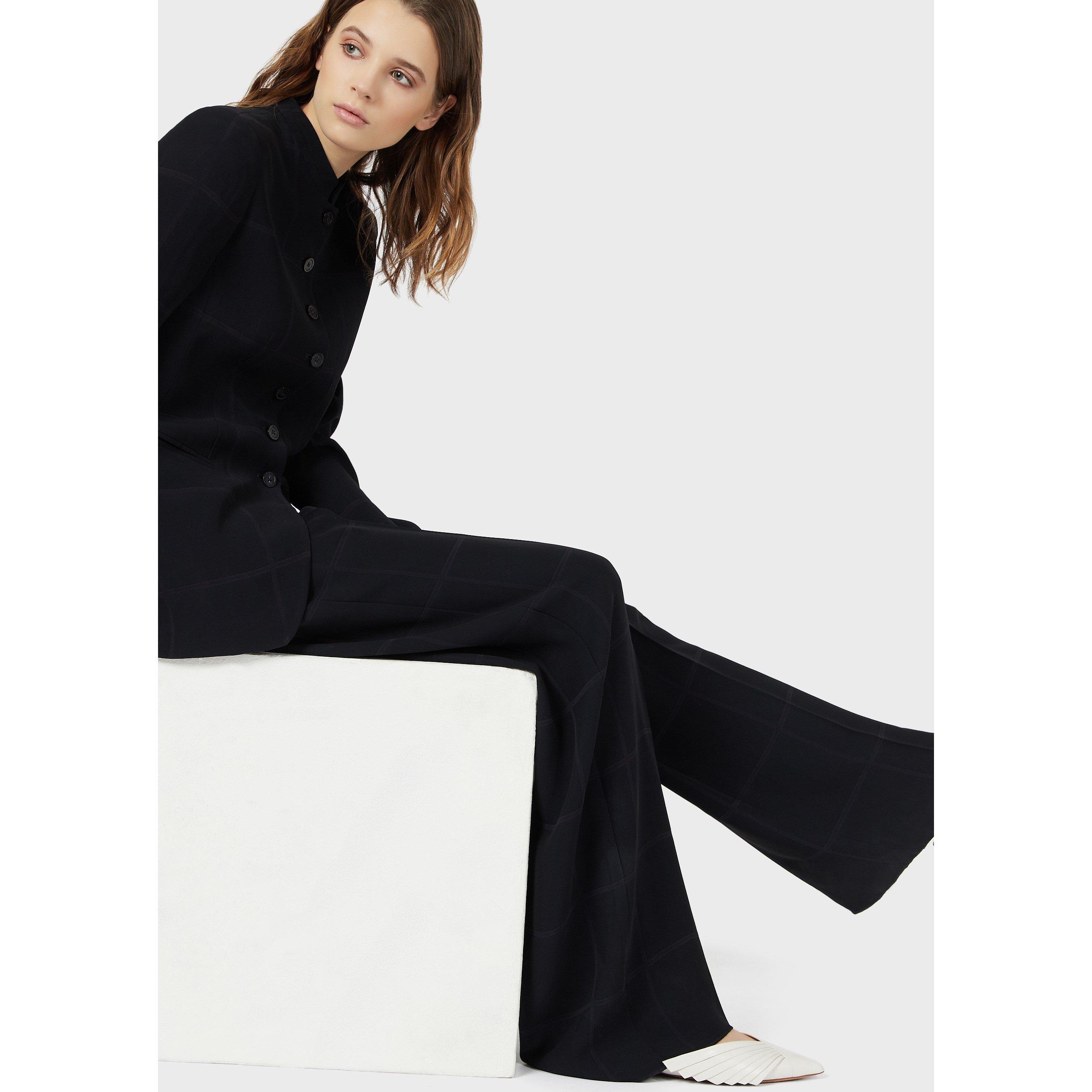 Emporio Armani Straight Leg Trousers
