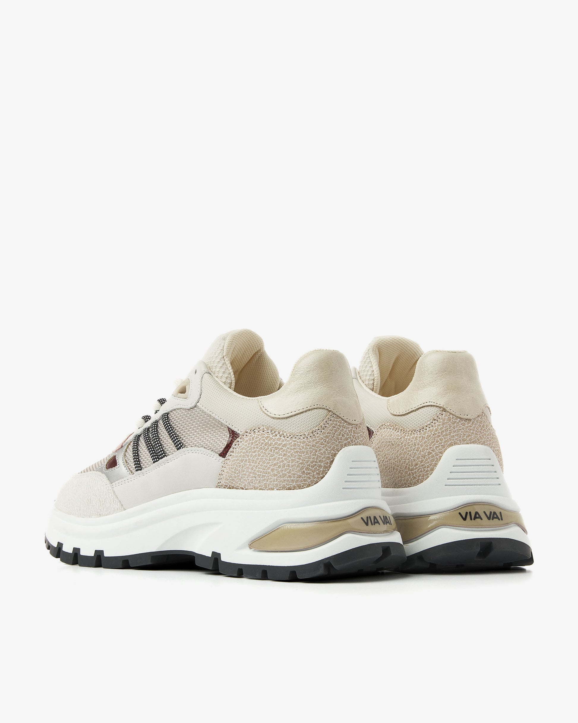 VIA VAI beige dames sneakers Liz Dae