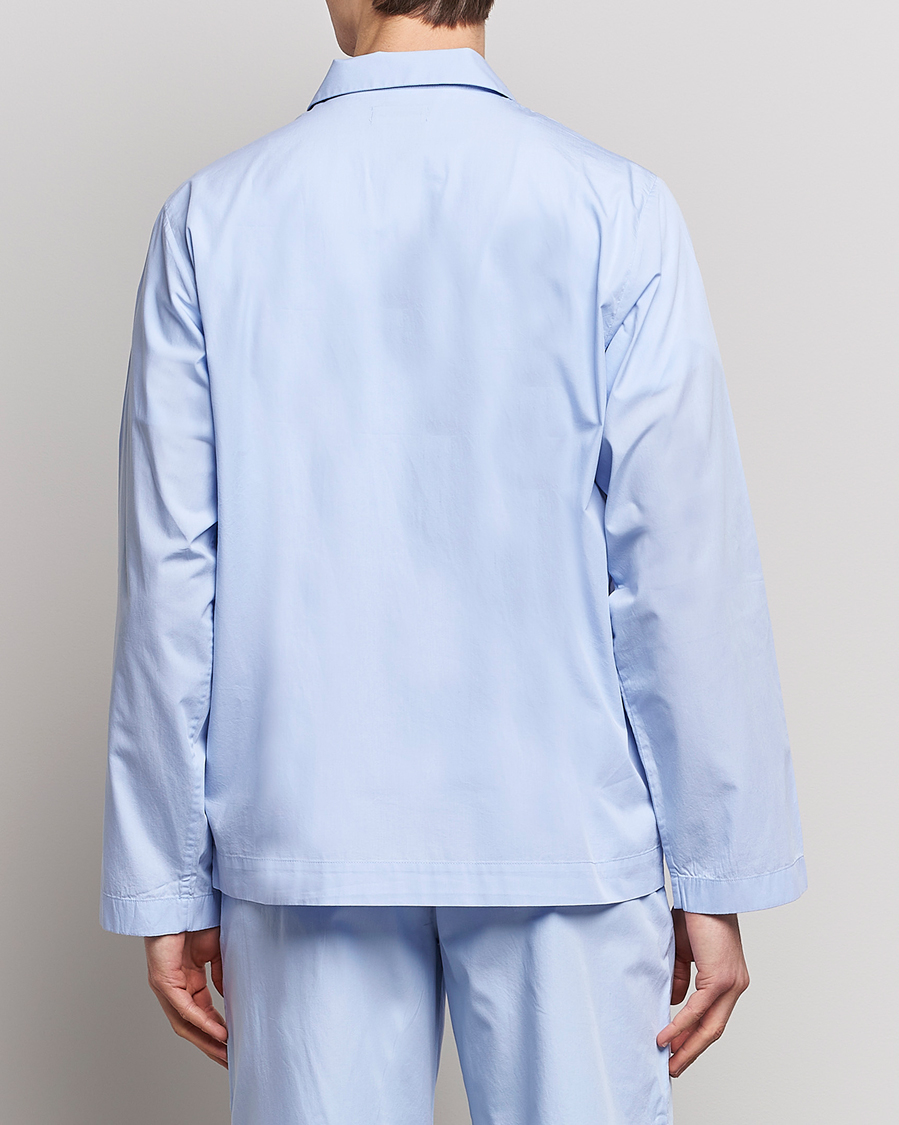 Tekla Poplin Pyjama Shirt Light Blue
