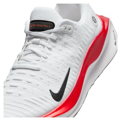 Chaussures Running Nike InfinityRN 4 Blanc Rouge Homme