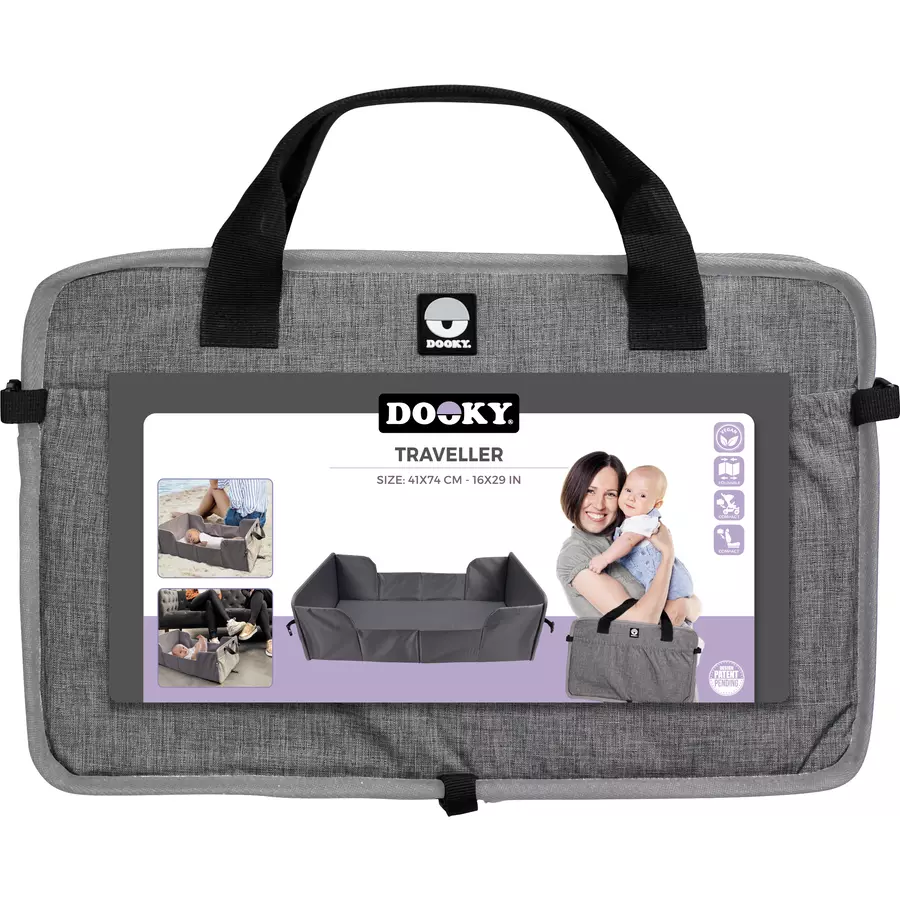 DOOKY Reisebett Grey Melange