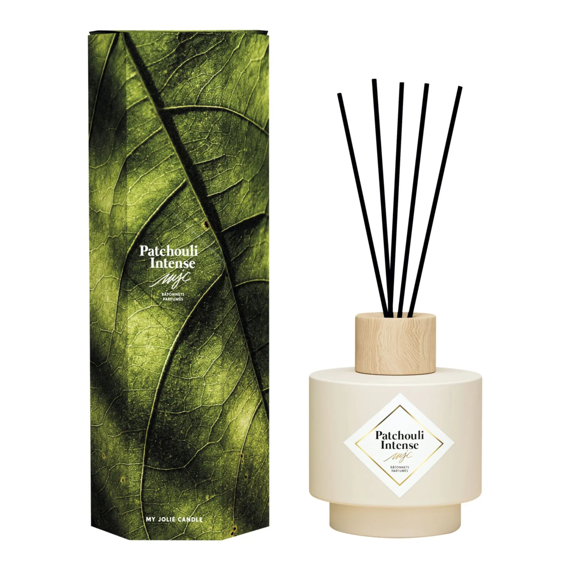 My Jolie Candle - Les Parfums D'Intérieur Bâtonnets Parfumés Patchouli Intense - Diffuseur