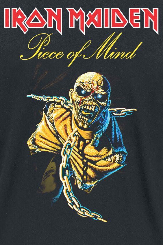 Piece Of Mind Tracklist | Iron Maiden T-Shirt Manches courtes