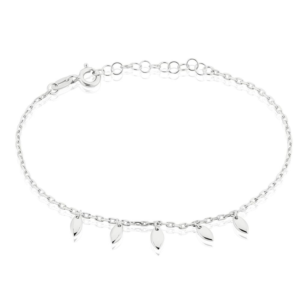 Bracelet Argent Blanc Shelia