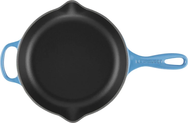 Le Creuset Stegepande støbejern 23 cm Azure Blue Azure blue